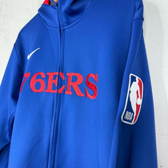 Nike 76ers Philadelphia Basketball Zip Up Hoodie Size Large - Picture 4 of 8